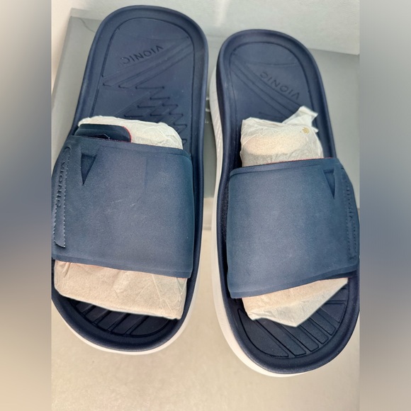 Vionic Rejuvenate Slide Sandal Navi unisex casual classic summer vacation comfy - Picture 8 of 9